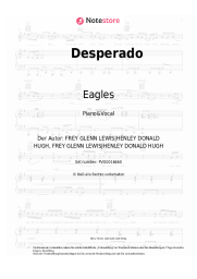 Noten, Akkorde Eagles - Desperado