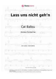 undefined Cat Ballou - Lass uns nicht geh’n