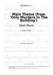 Noten, Akkorde Geek Music - Main Theme (from 'Only Murders In The Building')