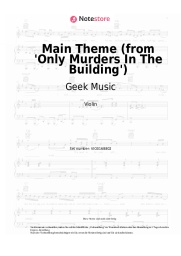 Noten, Akkorde Geek Music - Main Theme (from 'Only Murders In The Building')