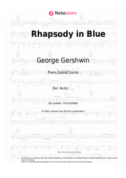 undefined George Gershwin - Rhapsody in Blue