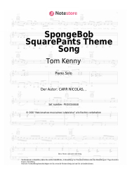 Noten, Akkorde Tom Kenny - SpongeBob SquarePants Theme Song