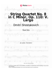 undefined Dmitri Shostakovich - String Quartet No. 8 in C Minor, Op. 110: V. Largo