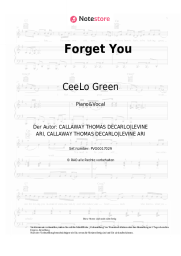 Noten, Akkorde CeeLo Green - Forget You