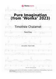 undefined Timothée Chalamet - Pure Imagination (from ‘Wonka’ 2023)