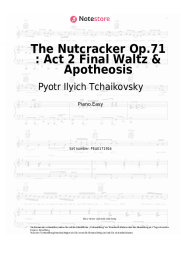 undefined Pyotr Ilyich Tchaikovsky - The Nutcracker Op.71 : Act 2 Final Waltz & Apotheosis