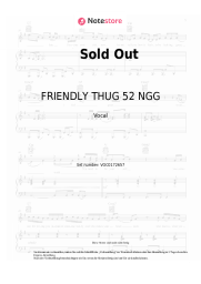 undefined FRIENDLY THUG 52 NGG, Kizaru - Sold Out