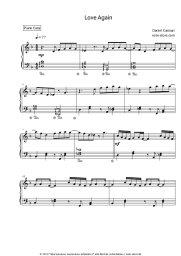 Noten, Akkorde Daniel Caesar, Brandy - Love Again