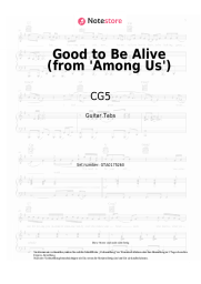 Noten, Akkorde CG5 - Good to Be Alive (from 'Among Us')