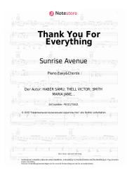 undefined Sunrise Avenue - Thank You For Everything