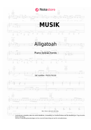 Noten, Akkorde Alligatoah, Alexander Marcus - MUSIK