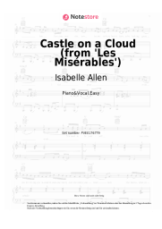 Noten, Akkorde Isabelle Allen - Castle on a Cloud (from 'Les Misérables')