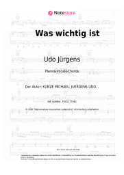 undefined Udo Jürgens - Was wichtig ist