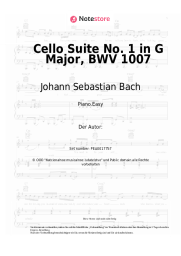 undefined Johann Sebastian Bach - Cello Suite No. 1 in G Major, BWV 1007