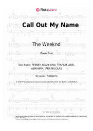 undefined The Weeknd - Call Out My Name