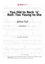 Noten, Akkorde Jethro Tull - Too Old to Rock ‘n’ Roll: Too Young to Die 