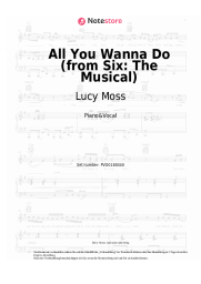 undefined Lucy Moss, Toby Marlow - All You Wanna Do (from Six: The Musical)