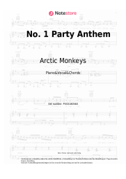 undefined Arctic Monkeys - No. 1 Party Anthem