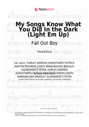 undefined Fall Out Boy - My Songs Know What You Did In the Dark (Light Em Up)