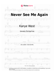 undefined Kanye West - Never See Me Again