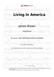 Noten, Akkorde James Brown - Living In America