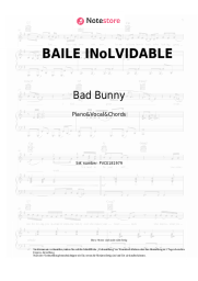 undefined Bad Bunny - BAILE INoLVIDABLE