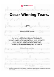 Noten, Akkorde RAYE - Oscar Winning Tears.