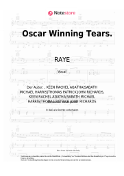 Noten, Akkorde RAYE - Oscar Winning Tears.