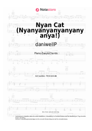 Noten, Akkorde daniwellP, Hatsune Miku - Nyan Cat (Nyanyanyanyanyanyanya!)