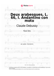 undefined Claude Debussy - Deux arabesques, L. 66, I. Andantino con moto