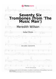 Noten, Akkorde Meredith Willson - Seventy Six Trombones (from 'The Music Man')