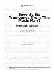 Noten, Akkorde Meredith Willson - Seventy Six Trombones (from 'The Music Man')
