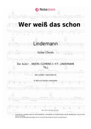 undefined Lindemann - Wer weiß das schon