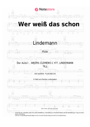 undefined Lindemann - Wer weiß das schon