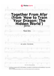 Noten, Akkorde Jónsi - Together From Afar (from 'How to Train Your Dragon: The Hidden World')
