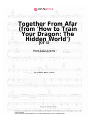 Noten, Akkorde Jónsi - Together From Afar (from 'How to Train Your Dragon: The Hidden World')