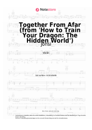 Noten, Akkorde Jónsi - Together From Afar (from 'How to Train Your Dragon: The Hidden World')