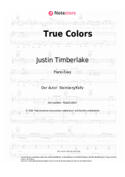 Noten, Akkorde Justin Timberlake, Anna Kendrick - True Colors