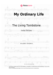 Noten, Akkorde The Living Tombstone - My Ordinary Life
