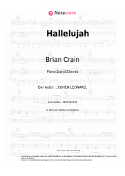 Noten, Akkorde Brian Crain - Hallelujah
