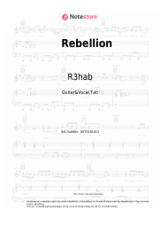 Noten, Akkorde R3hab, Michael Patrick Kelly, Shaggy - Rebellion
