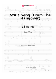 Noten, Akkorde Ed Helms - Stu's Song (From The Hangover)