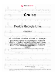 Noten, Akkorde Florida Georgia Line - Cruise