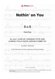 undefined B.o.B, Bruno Mars - Nothin' on You