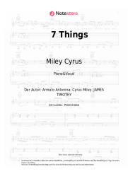 undefined Miley Cyrus - 7 Things