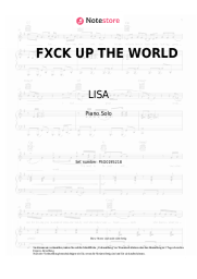 Noten, Akkorde LISA - FXCK UP THE WORLD
