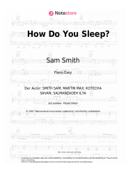 undefined Sam Smith - How Do You Sleep?