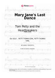 Noten, Akkorde Tom Petty and the Heartbreakers - Mary Jane's Last Dance