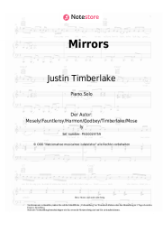 Noten, Akkorde Justin Timberlake - Mirrors