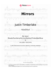Noten, Akkorde Justin Timberlake - Mirrors